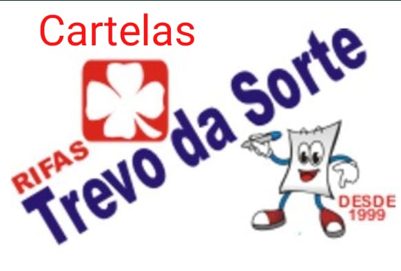 CARTELAS DE RIFAS TREVO DA SORTE